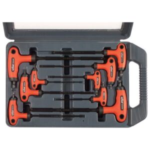 EXTOL PREMIUM Torx Kulcs készlet 9db Cv., Gumírozott T-Nyelű