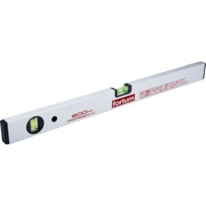 FORTUM Vízmérték 0,5mm/M Pontos ( Alu.), Elektronikusan Kalibrált Libella 600mm