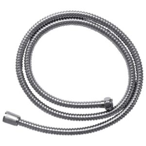 BALLETTO Zuhanytömlő, Rozsdamentes Acél 1,5M, Kétszeresen Zárt