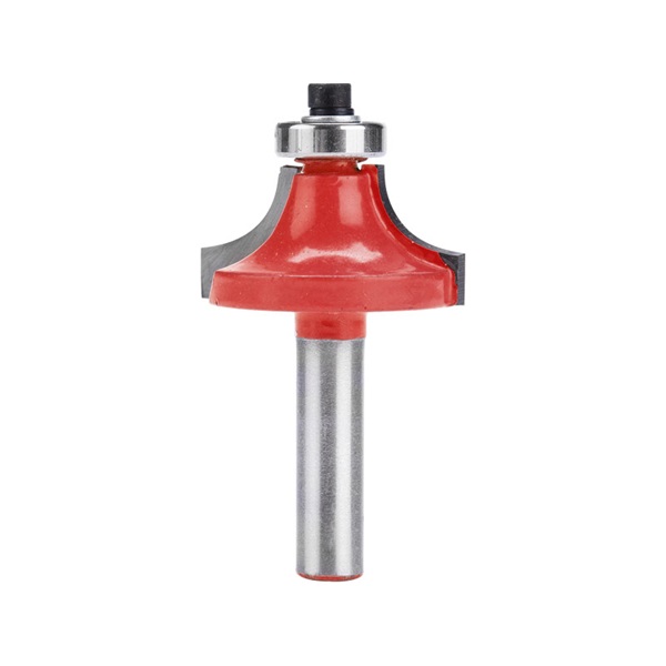 Felsőmaró fej marófej fára, lekerekítő (homorúfejű rádiuszmaró), csapágyas, R3×D21,5×H12 8mm