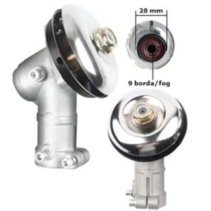 Kínai Fűkasza Szöghajtás 28mm 9 Bordás fűkasza hajtás 24-12039